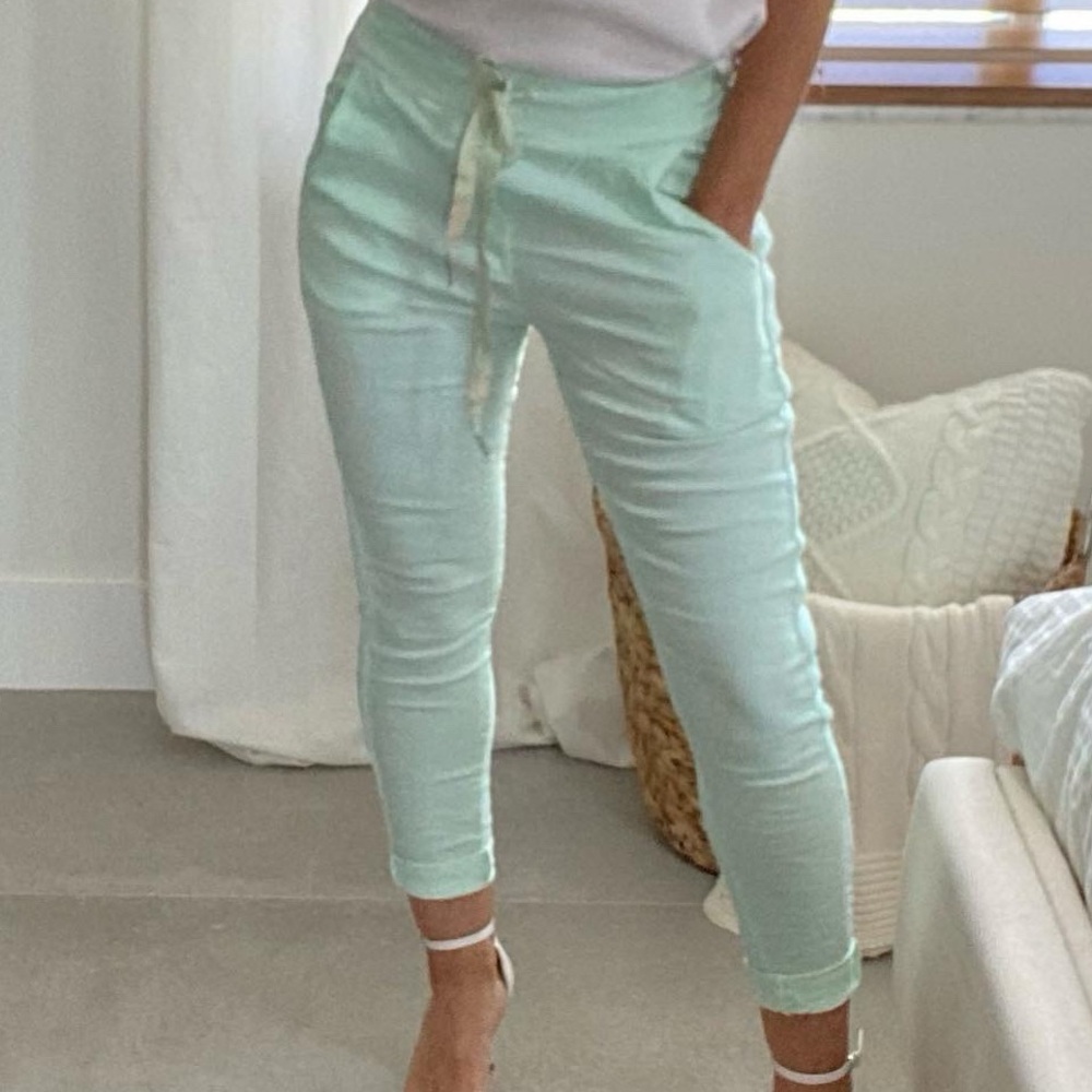 Mint Green Joggers